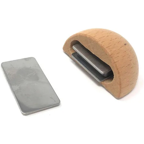 Ferma porta da pavimento in legno adesivo con magnete fermaporta magnetico 27,5g blocca porta 47x24 mm