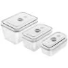 BALLARINI SET 3 CONTENITORI SOTTOVUOTO PLASTICA