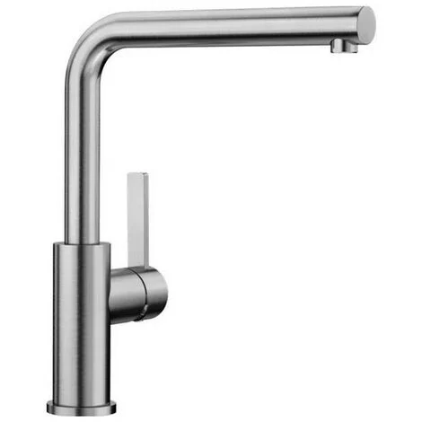 miscelatore monocomando lavello in acciaio inox satinato - 523122 - Blanco