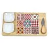 EVVIVA SET FORMAGGIO CON 2 CIOTOLE COLTELLO LISBONA