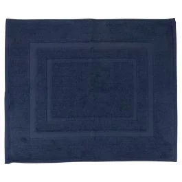 Tappeto bagno 50x60 cm in cotone, blu, Sibilla