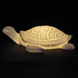 Tartaruga marina led decorativa in ceramica, Ocean