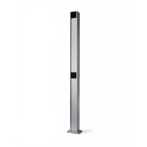Colonnina in alluminio 60x60mm H1000mm per 2 fotocellule Nice PPH4