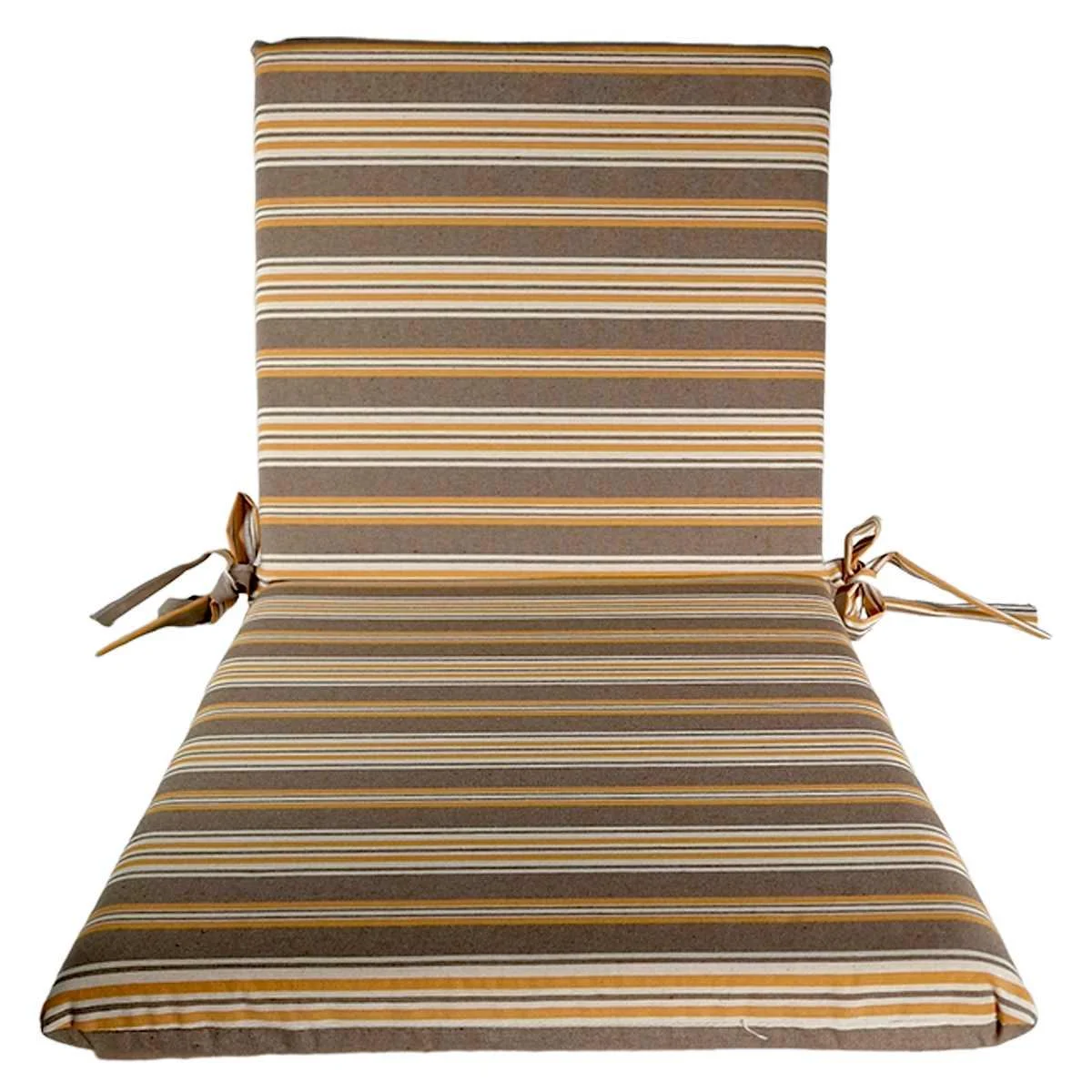Cuscino Sdraia Rayur Teflon Righe Gialle cm.95x45x5