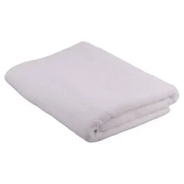 Asciugamano in morbidissimo cotone 80x140 cm, bianco, Sibilla
