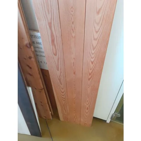 10 Perline in legno di Larice con nodi mm13x120x2000