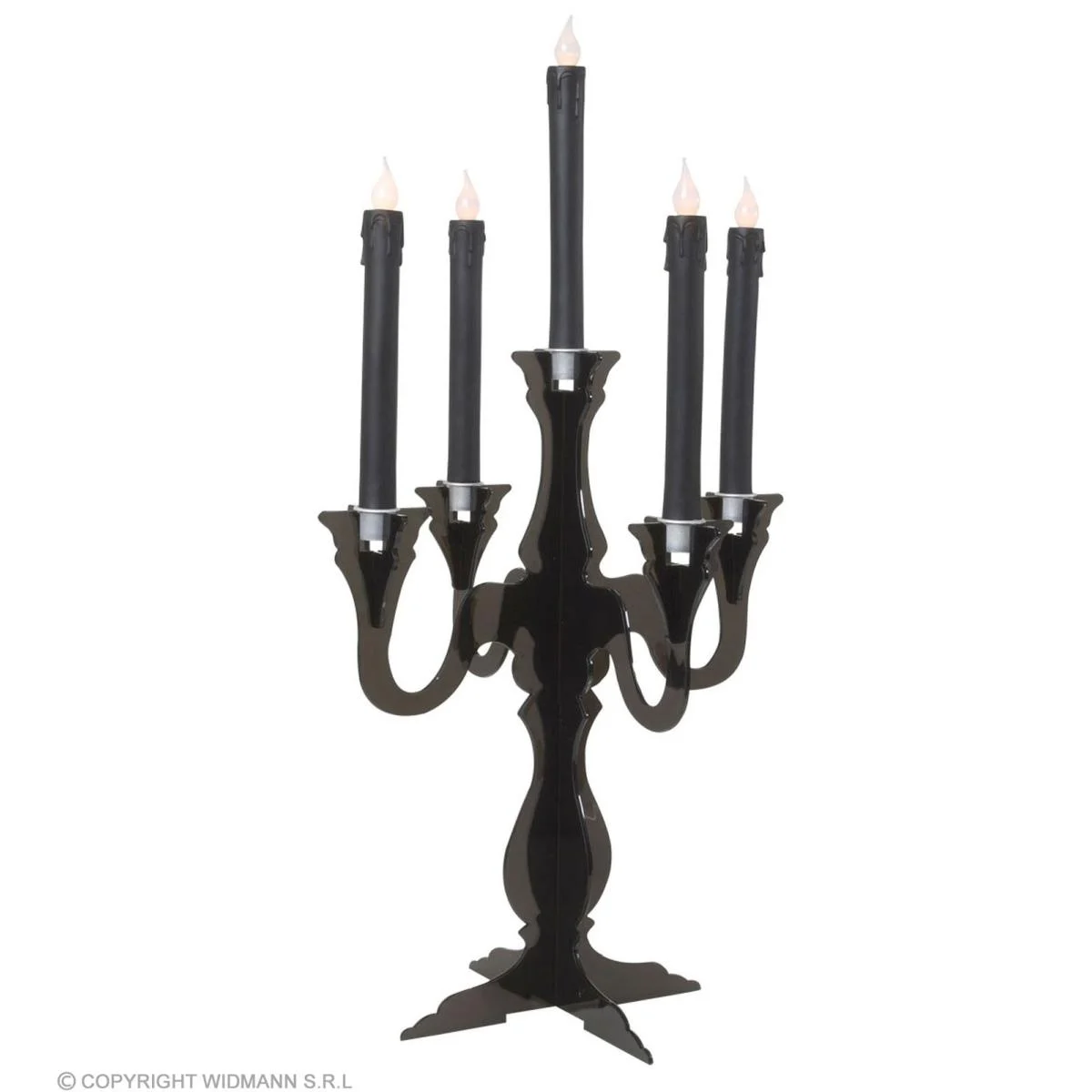 Candelabro halloween nero 5 posti