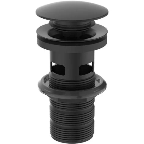 Ideal Standard Accessori - Piletta Click-Clack, nero E1482XG