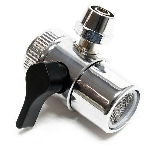 Naturewater Rubinetto a due vie Adattatore Filtro acqua da tavolo 7 mm