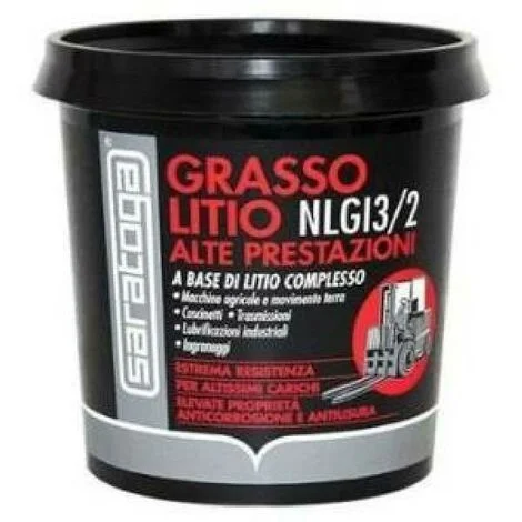 SARATOGA GRASSO AL LITIO ALTE PRESTAZIONI NLGI3/2 BARATTOLO 900 GR