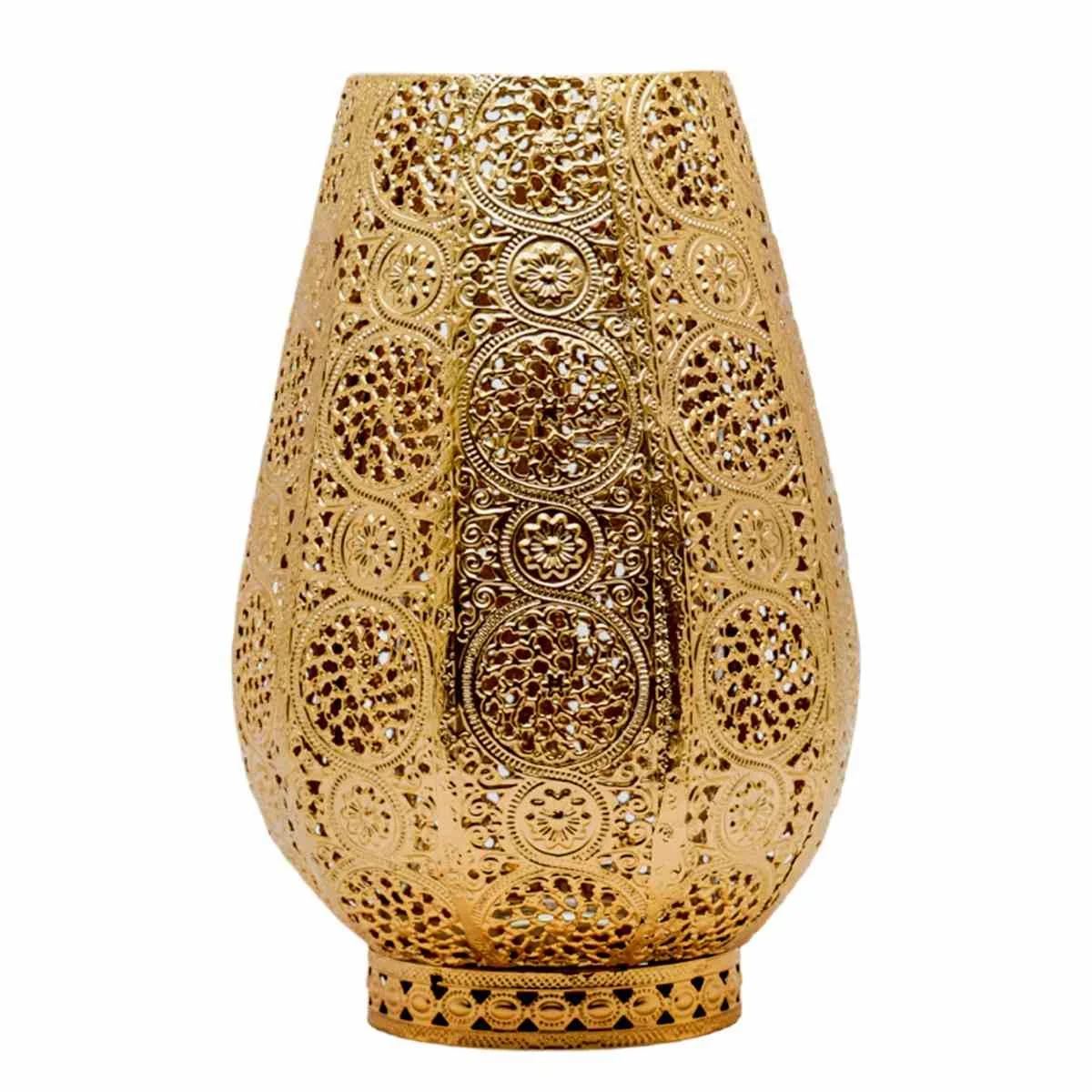 Vaso Metallo Arabic Oro cm.24x34