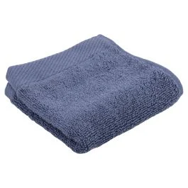 Set 4 lavette 30x30 cm in cotone 650 gsm, blu, Sibilla