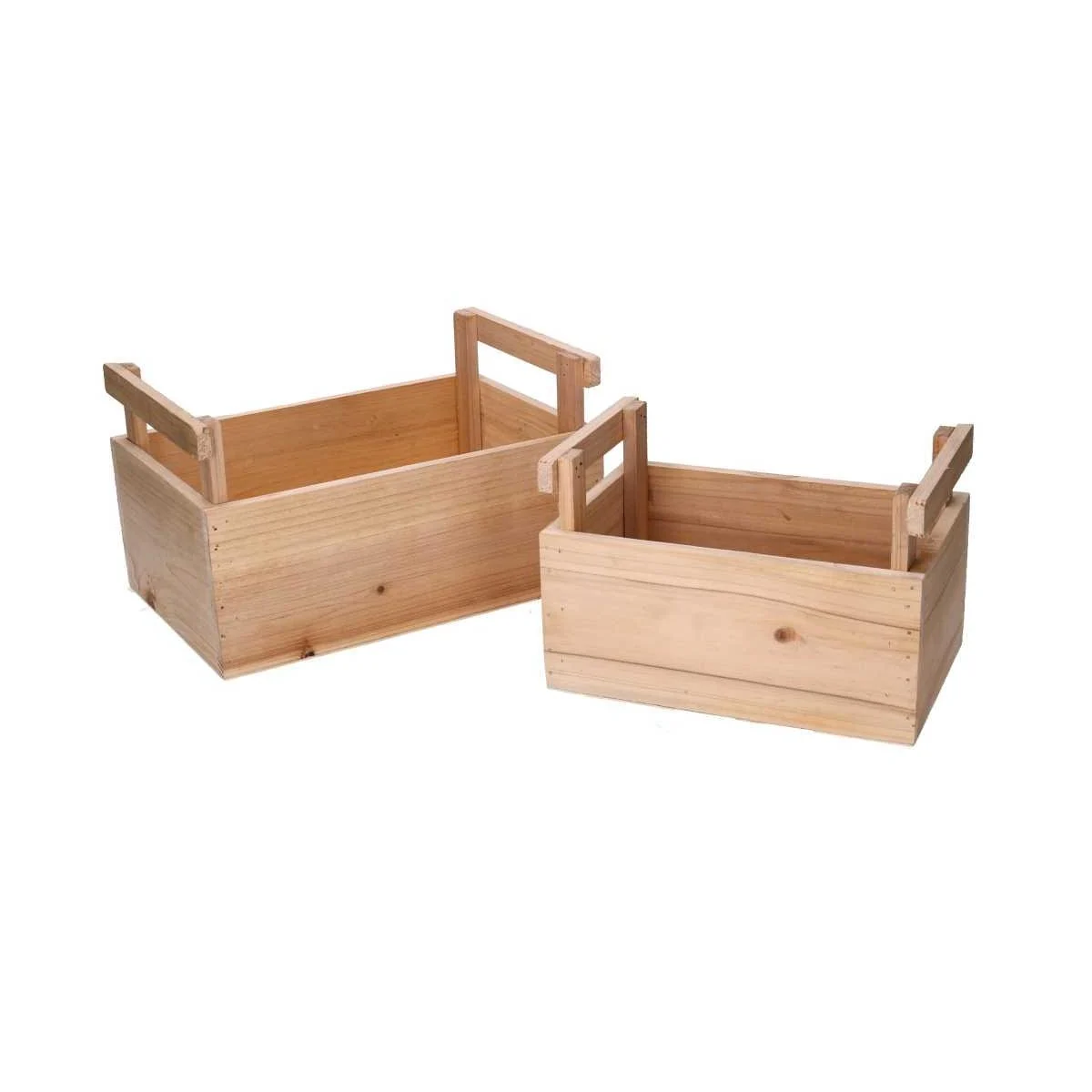 Cassetta Legno con Manici cm.21x14xh13,5