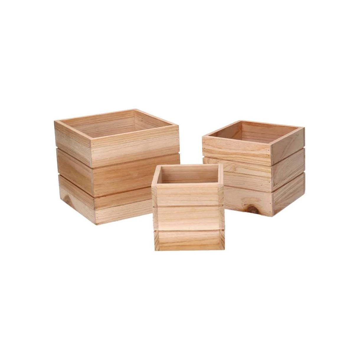 Cassetta Legno cm.12,5x12,5xh12