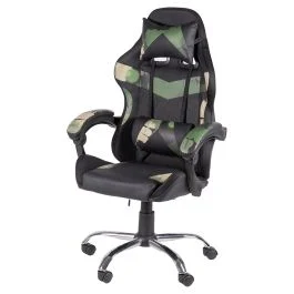 Poltrona gaming RGB high quality, con telecomando, Camouflage