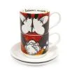 EGAN MICKEY E MINNIE SET 2 TAZZE CAFFE' IMPILABILI ROSSO