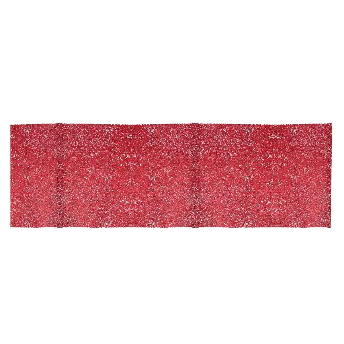 Runner cm.33x155 Rettangolare Rosso Plastica