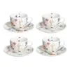 FONTEBASSO FLORA SET 4 TAZZE CAPPUCCINO