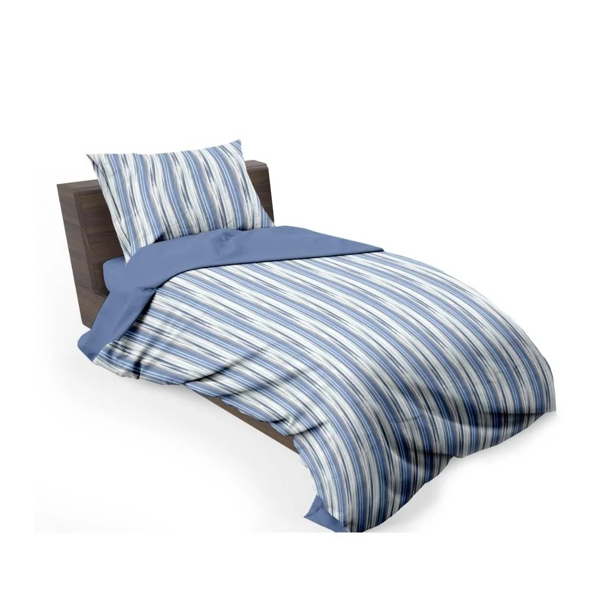Lenzuola Singole 1 Piazza Riviera Blu Rattan Set pz.3