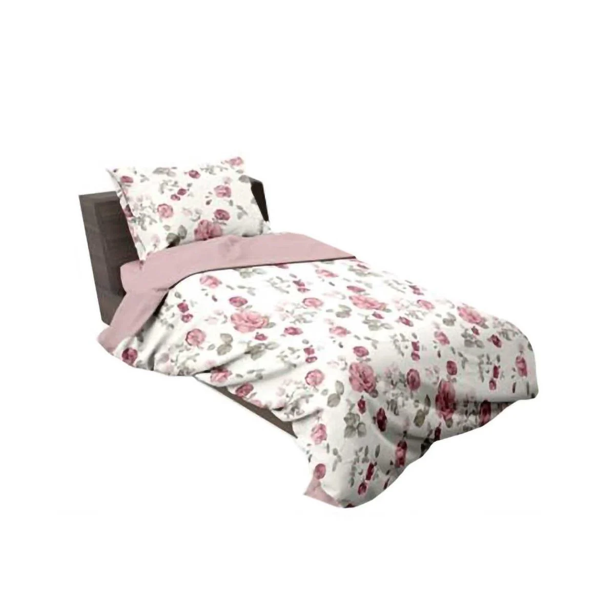 Lenzuola Singole 1 Piazza Venus Rosa Set pz.3