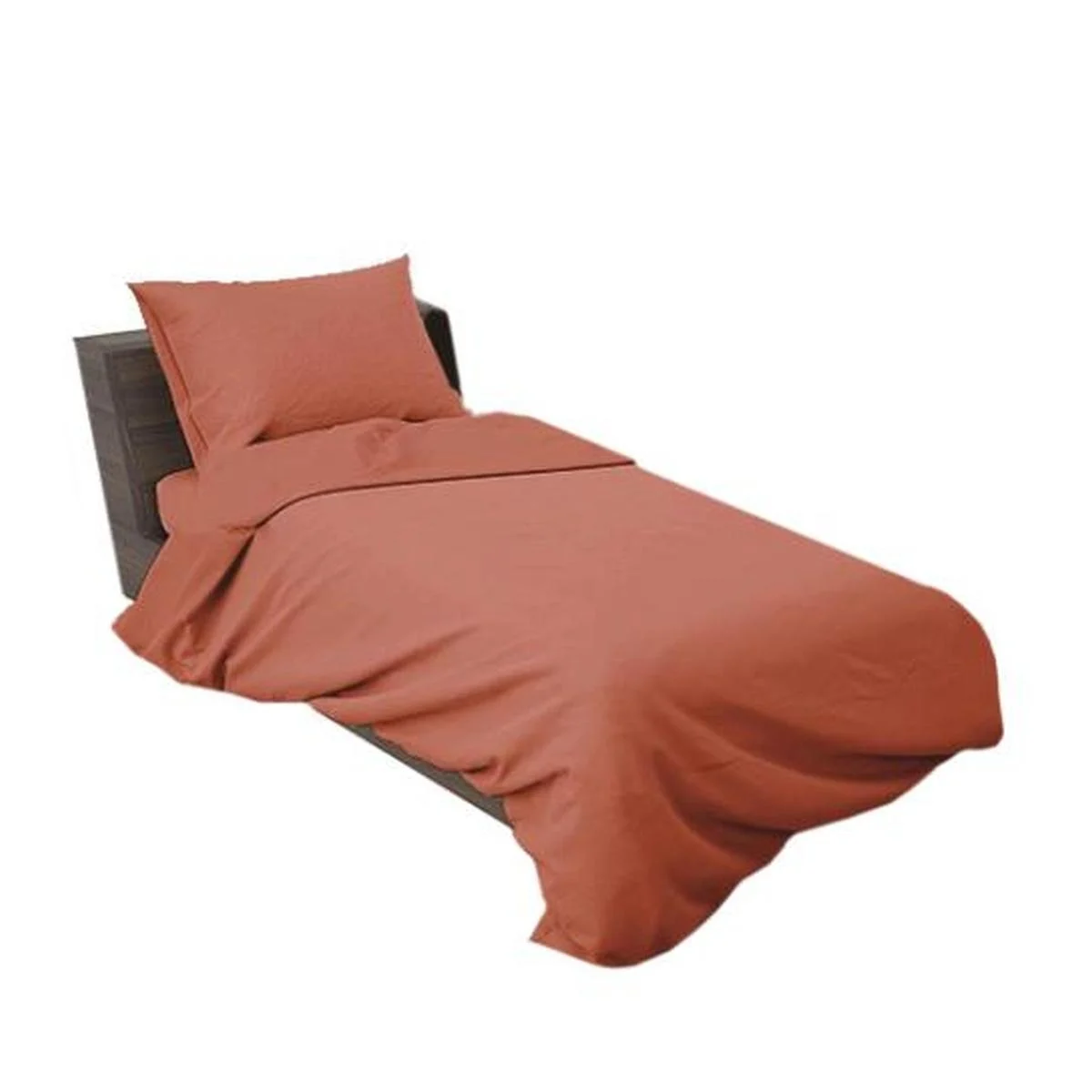 Lenzuola Singole 1 Piazza Arancione Ginger Set pz.3