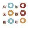 EASY LIFE ILLUSION SET 6 TAZZE ESPRESSO CON PIATTINO