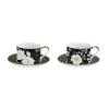 EASY LIFE ART DECO & FLOWERS SET 2 TAZZE