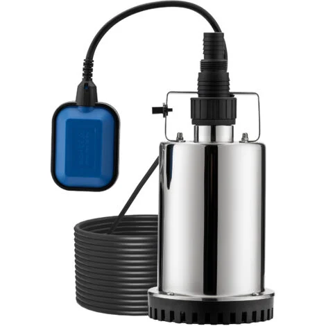 Wiltec Pompa sommersa acque nere 7500l/h 400W Elettropompa a immersione per acque reflue