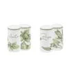 PORCELLANA BIANCA COLTIVIA SET SALE E PEPE