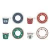 EASY LIFE CHRISTMAS FOLK SET 4 TAZZE ESPRESSO CON PIATTINO