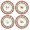 EASY LIFE MAGIE DE NOEL SET 4 PIATTI DESSERT
