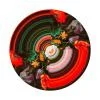 QEEBOO GLITCH ROUND HALF TAPPETO