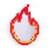 SELETTI PIXEL SPECCHIO FLAME