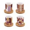 EASY LIFE GEOMETRIC ART SET 4 BICCHIERINI