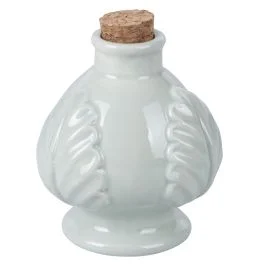 Pumo mini oliera 120 in ceramica e sughero, verde salvia, 4 Toni
