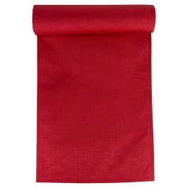 Runner 33x180 cm antimacchia, rosso, Solid Sibilla