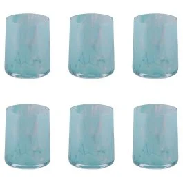 Set 6 bicchieri acqua 350 ml, Thalia Turquoise