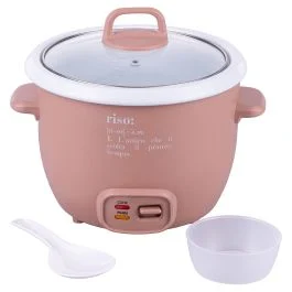 Cuociriso in acciaio con coperchio, 2 funzioni, 400W, avorio,  Victionary