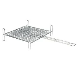 Graticola doppia in acciaio 35x40 cm, BestBQ