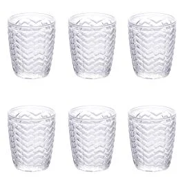 Set 6 bicchieri acqua 295 ml, Twist