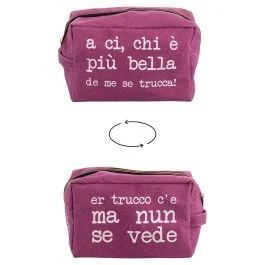 Pochette prugna multiuso, S.P.Q.eRe