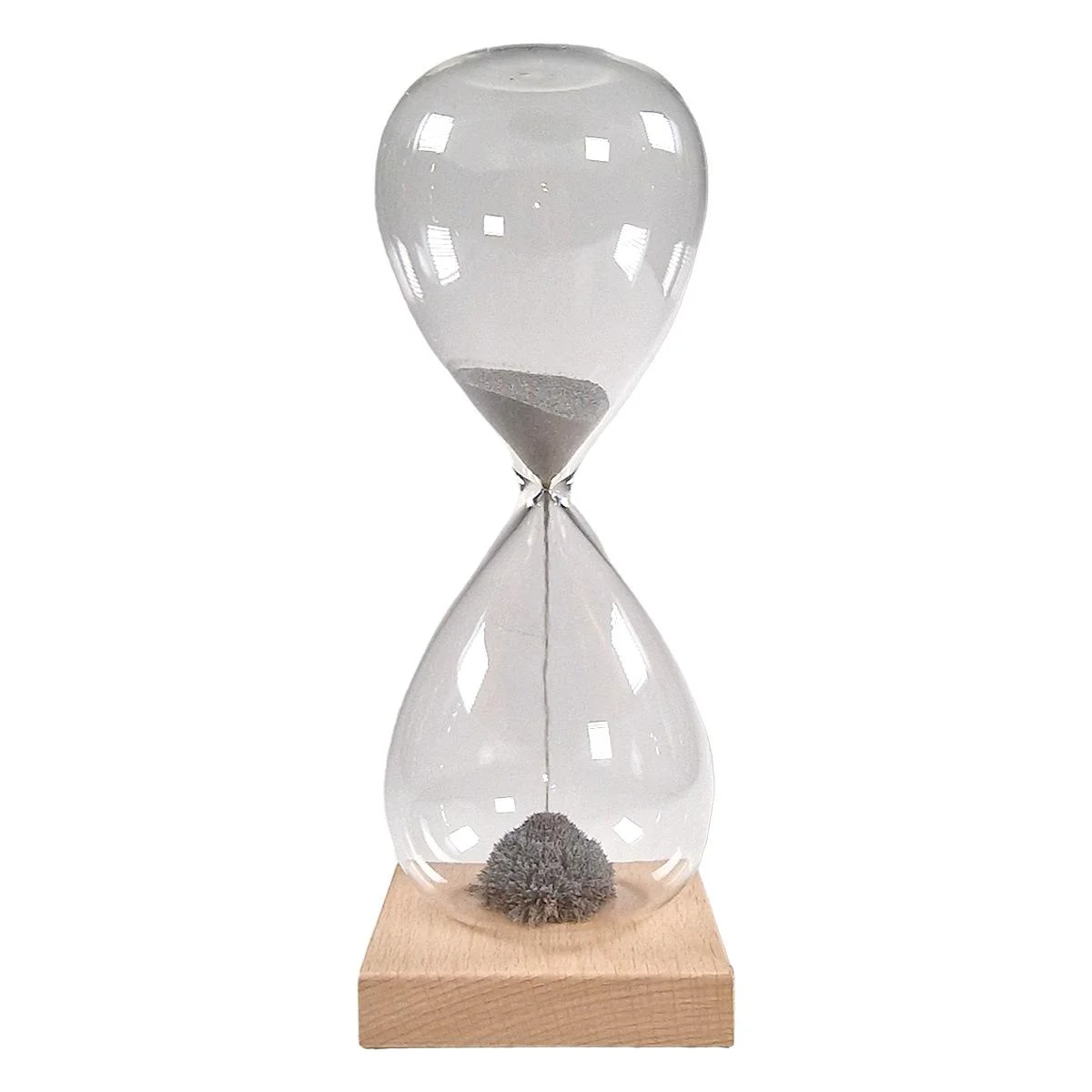 Clessidra Vetro con Magnete e Sabbia Bronzo cm.20