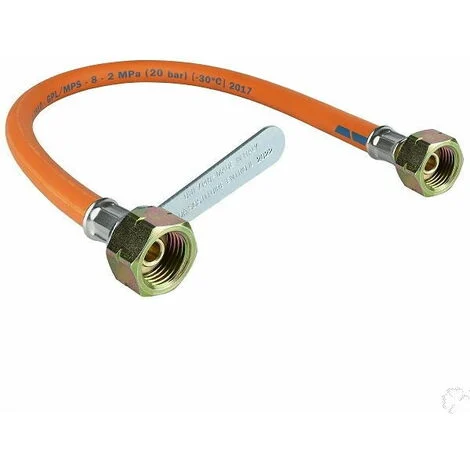 Manichetta gas pressione max. 20Bar con attacco bombola italia, lunghezza 100cm