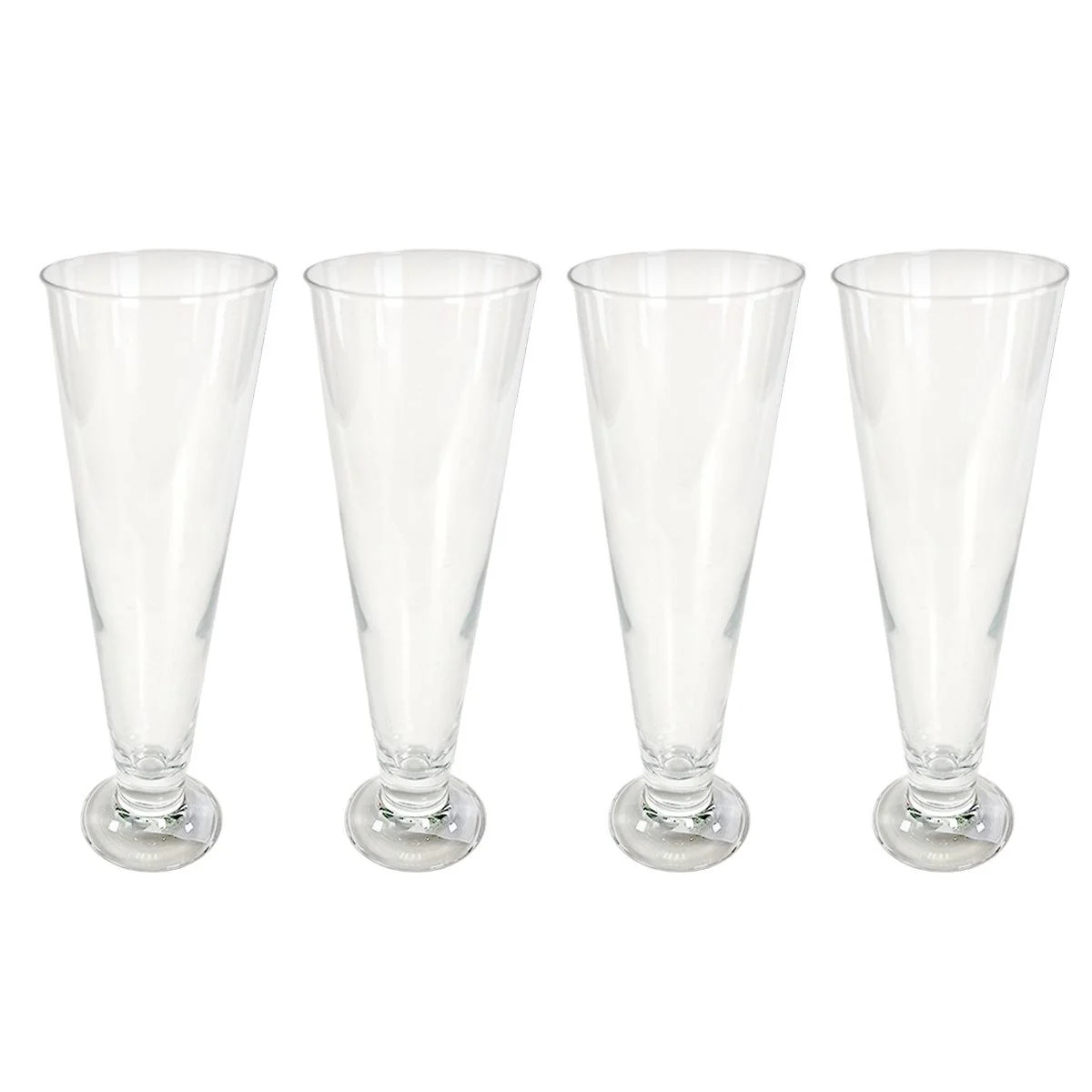 Bicchieri Vetro Set pz.4 Birra Pilsner ml.385