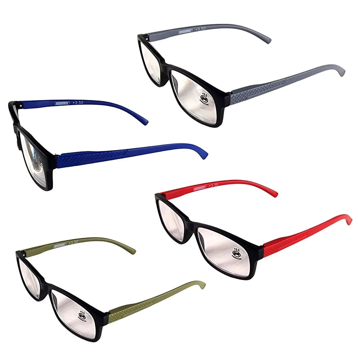Occhiali Lettura Donna Uomo 4 Colori Gradazione da 1 a 3,5