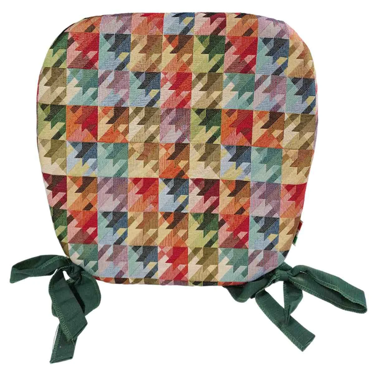 Cuscino Sedia Sagomato Gobelin cm.40x39x5