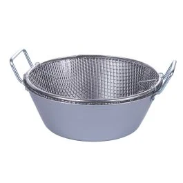 Padella Friggitrice cestello in acciaio Ø28 cm