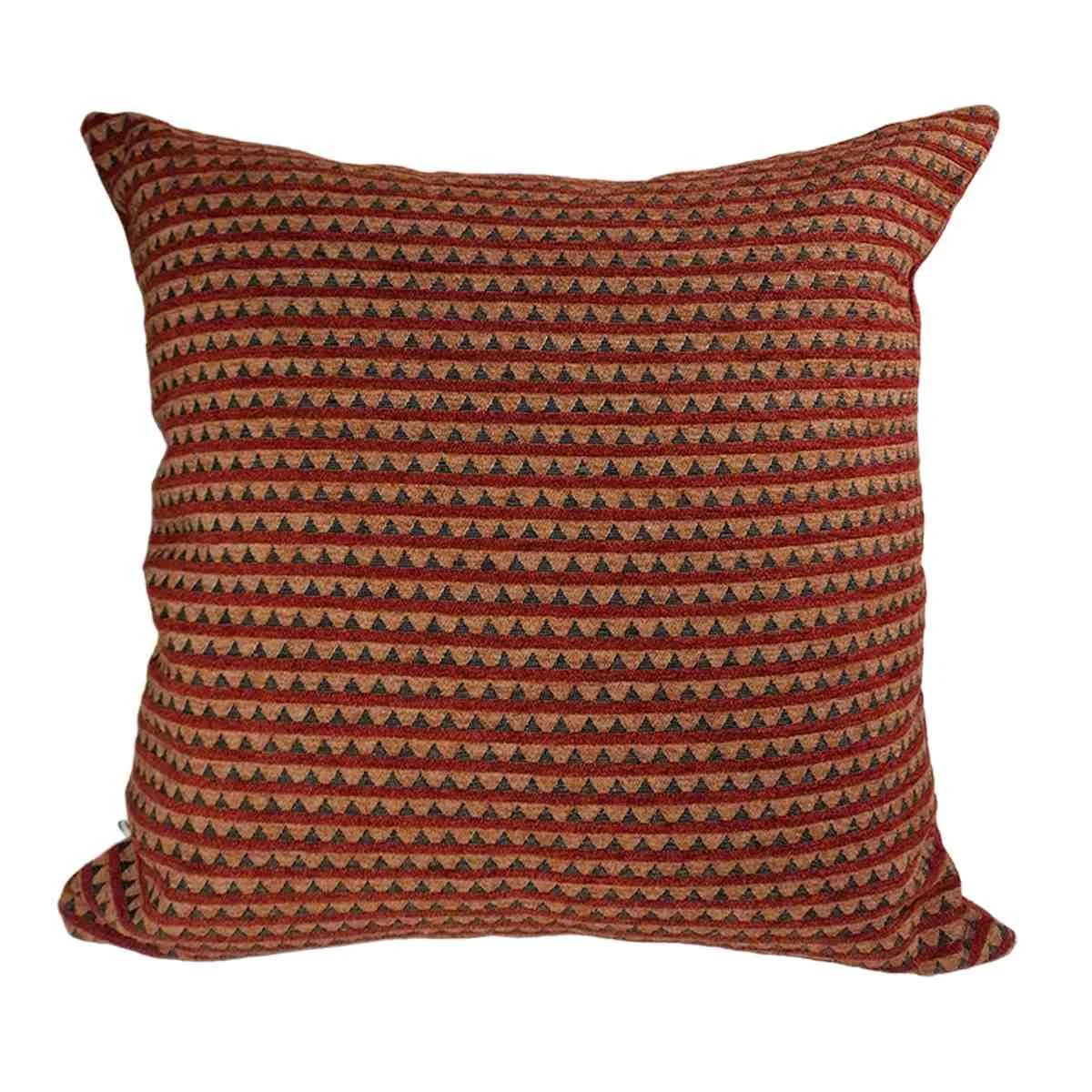 Cuscino Arredo Ciniglia Erica Marrone cm.53x53