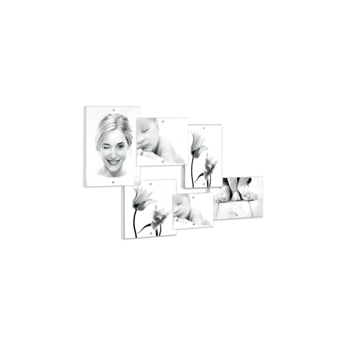 Cornice Multipla 6 Posti Legno e PVC