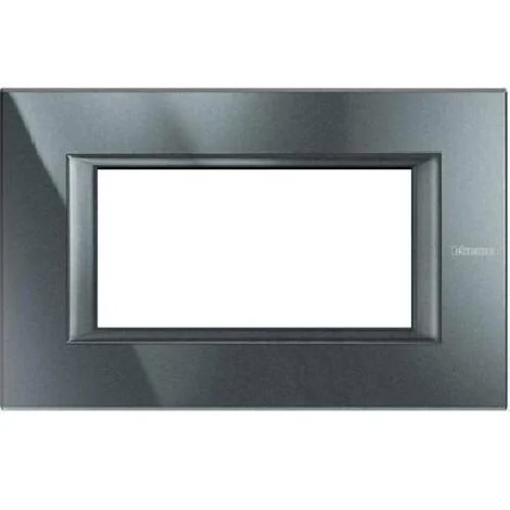 Bticino axolute placca 4 moduli color antracite ha4804hs